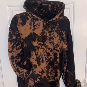 Custom Bleach Dye Hoodie